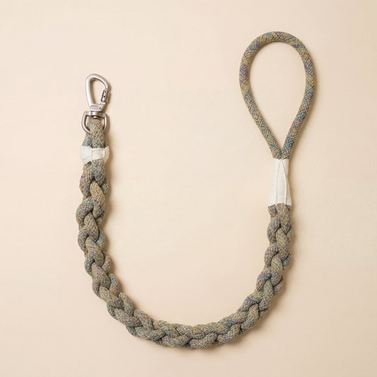 New: Handcrafted Olive Dog Leash | Sustainable | Stylish-1