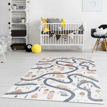 Mave Roads Washable Rug for Kids-1