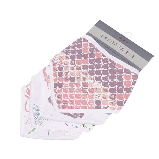 Under The Sea Bamboo Bandana Bib 4PK-0