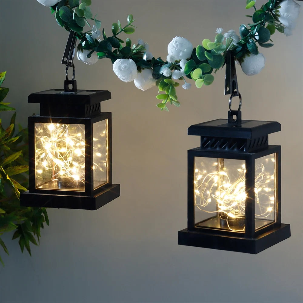 Set of 2 Solar Lantern Lights-3