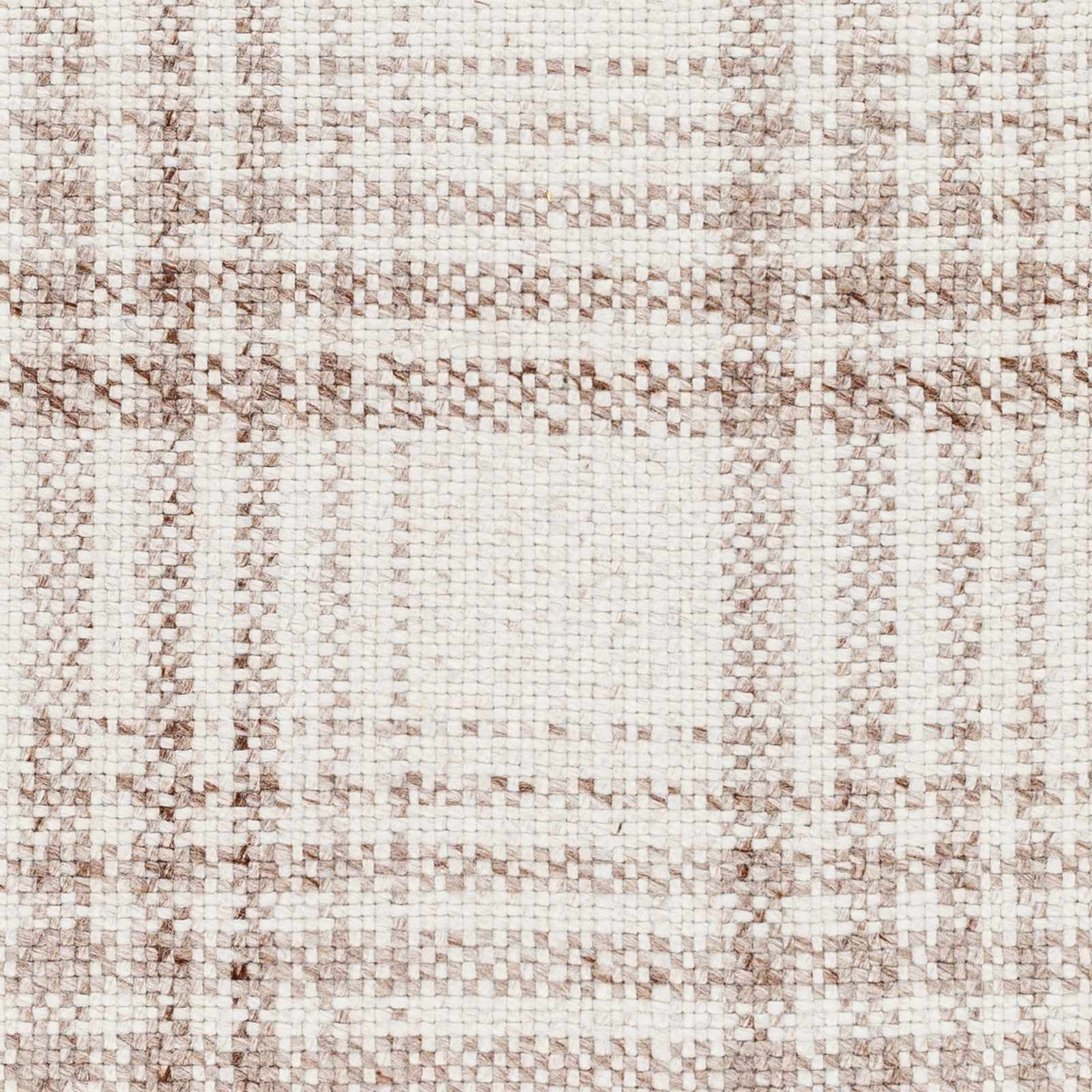 Inara Light Brown Plaid Hand Woven Area Rug-3