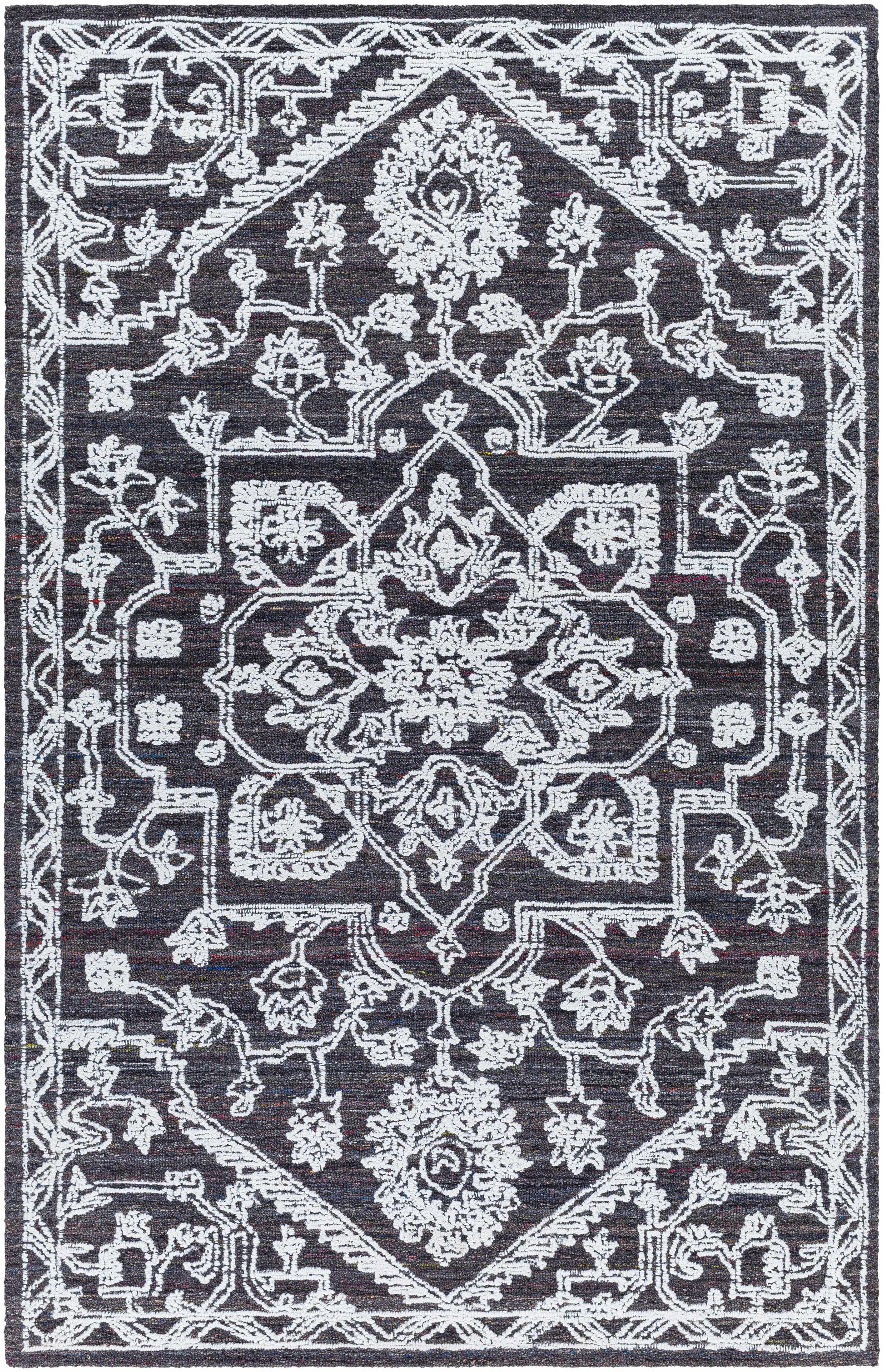 Black Derya Area Rug - Clearance-0
