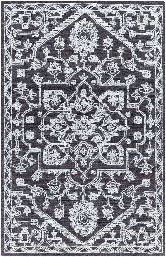 Black Derya Area Rug - Clearance-0
