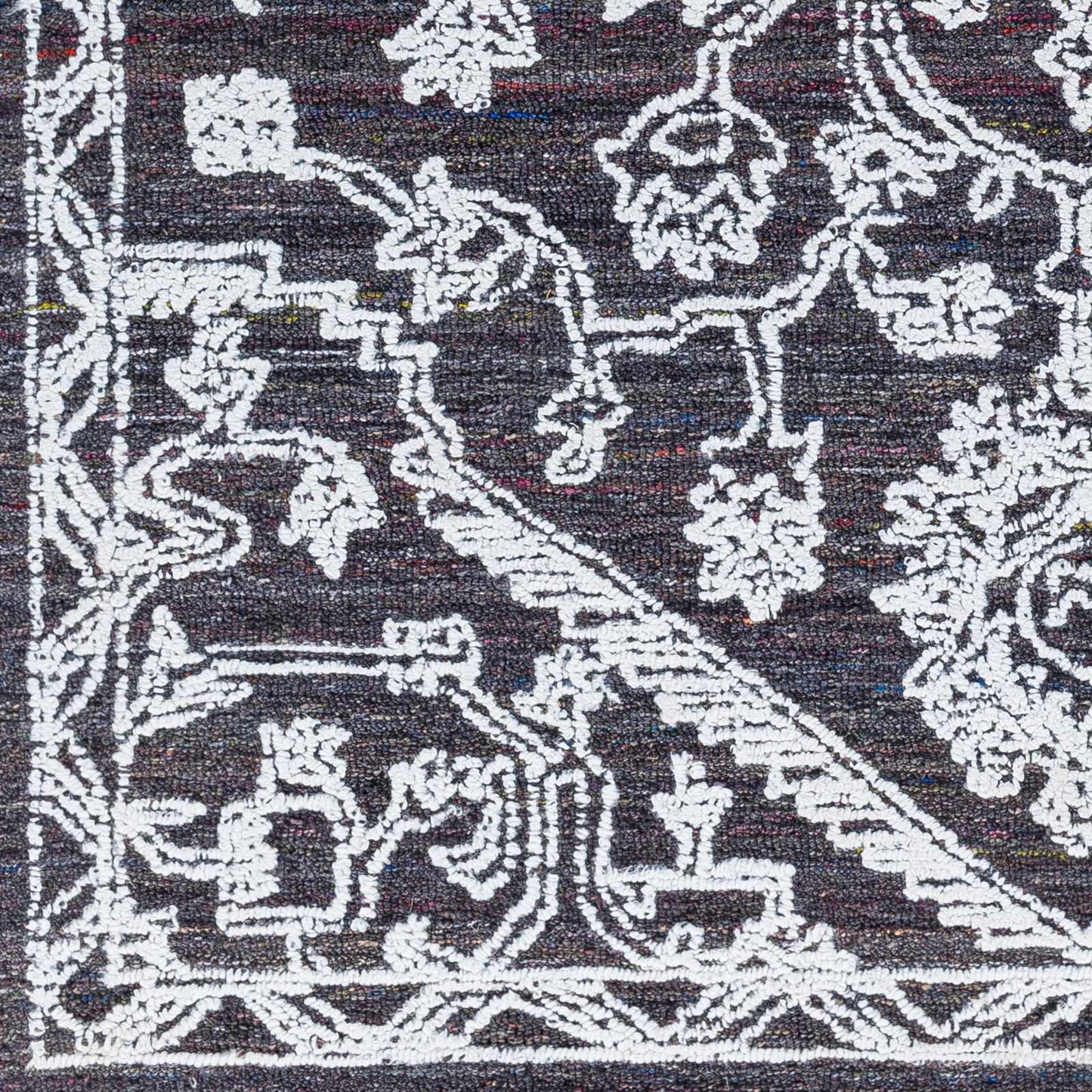 Black Derya Area Rug - Clearance-3