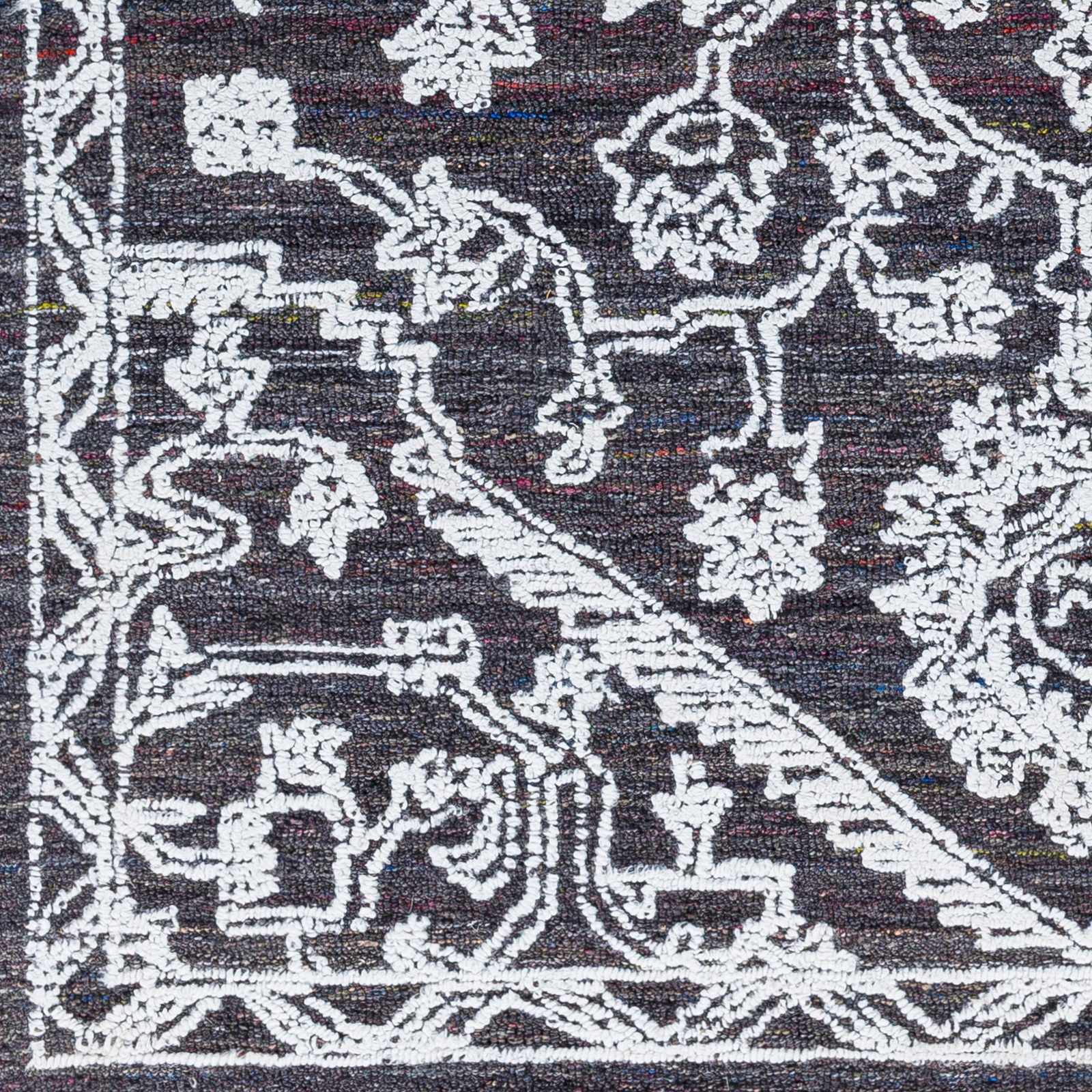 Black Derya Area Rug - Clearance-3