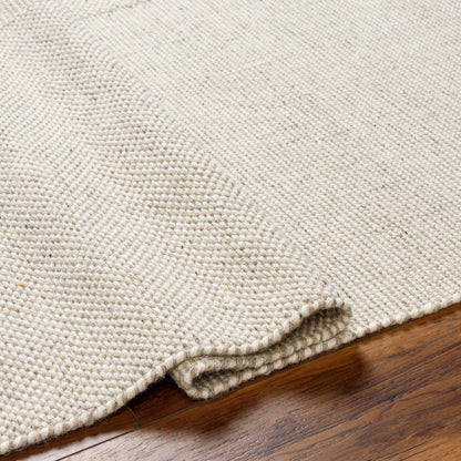 Abhay Cream Wool Area Rug - Clearance-4