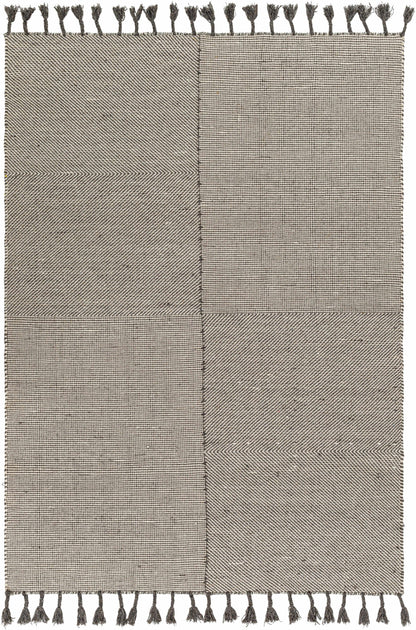 Abhay Gray Wool Area Rug - Clearance-0