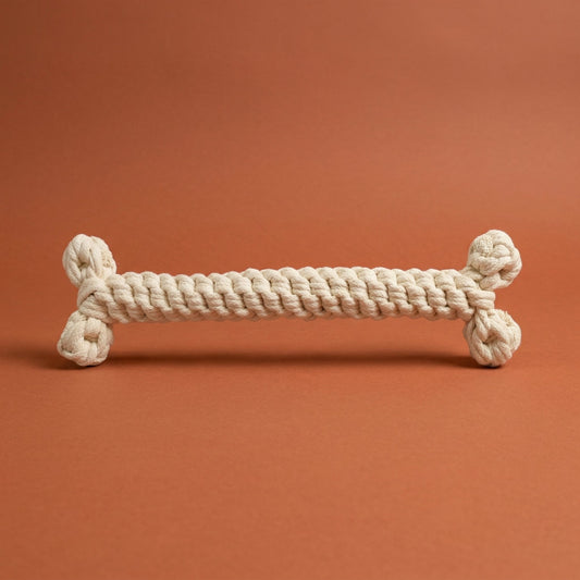 The Jumbo White Rope Bone Toy-1